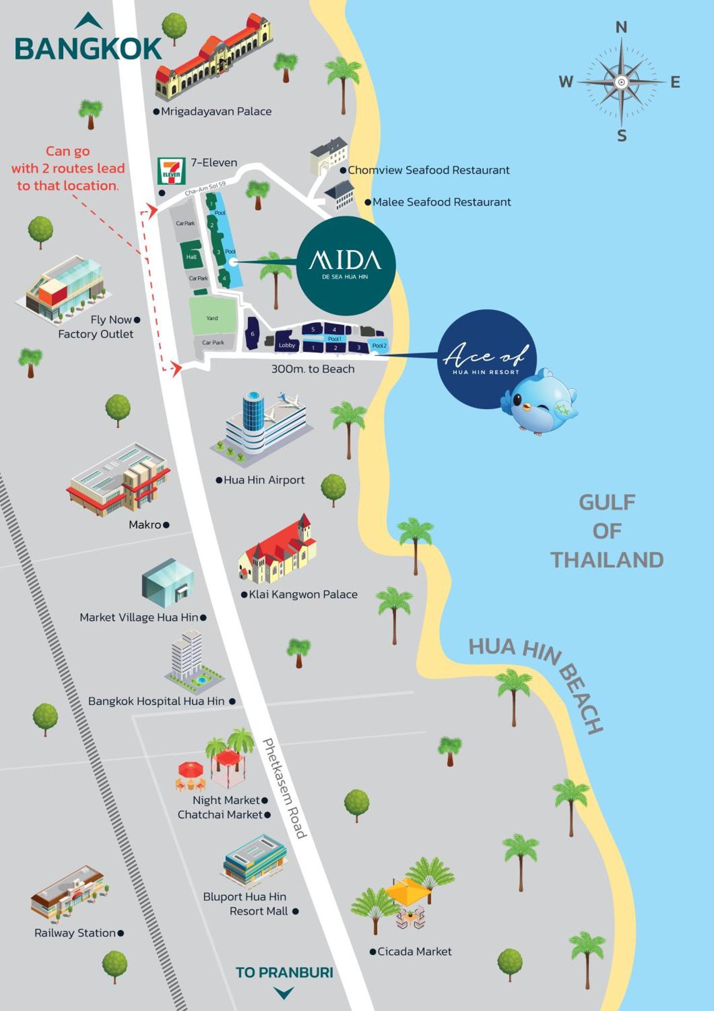 Mida De Sea Hua Hin - Sha Plus Cha-Am Zewnętrze zdjęcie
